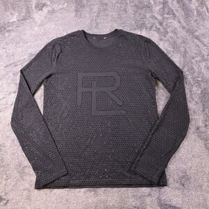 Ralph Lauren Purple Label‎ RL Rhinestone Monogram Long Sleeve Tee Size M $1390